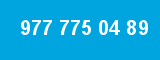 977 775 04 89 977 775 04 89